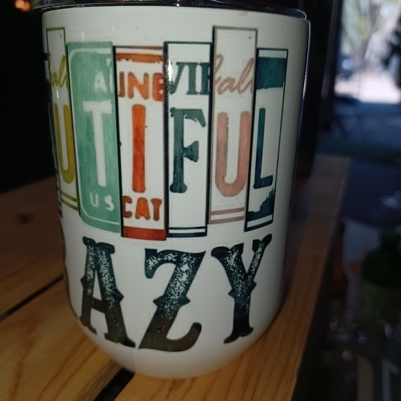 Beautiful crazy wine tumbler - Picture 3 of 3